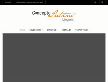 Tablet Screenshot of conceptolatino.com.co